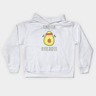 Time For Avocardio Kids Hoodie